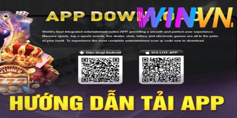 Lấy link tải app Winvn uy tín tại trang web